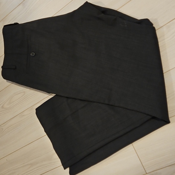 Full circle Mens Gray Wool blend Tuxedo Blazer (38) Pants (30) double breasted - Picture 9 of 9